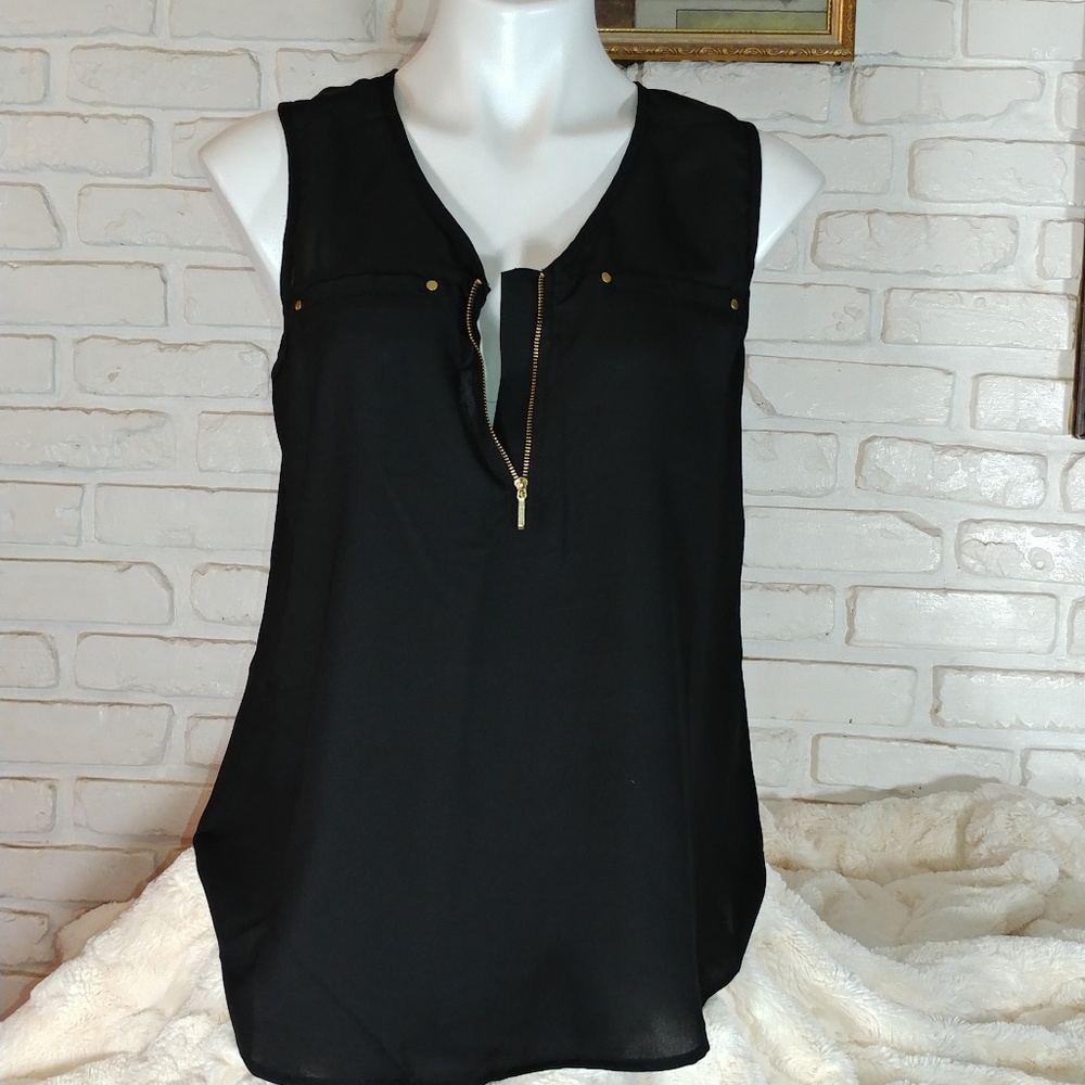 New Glory Black Tank Large